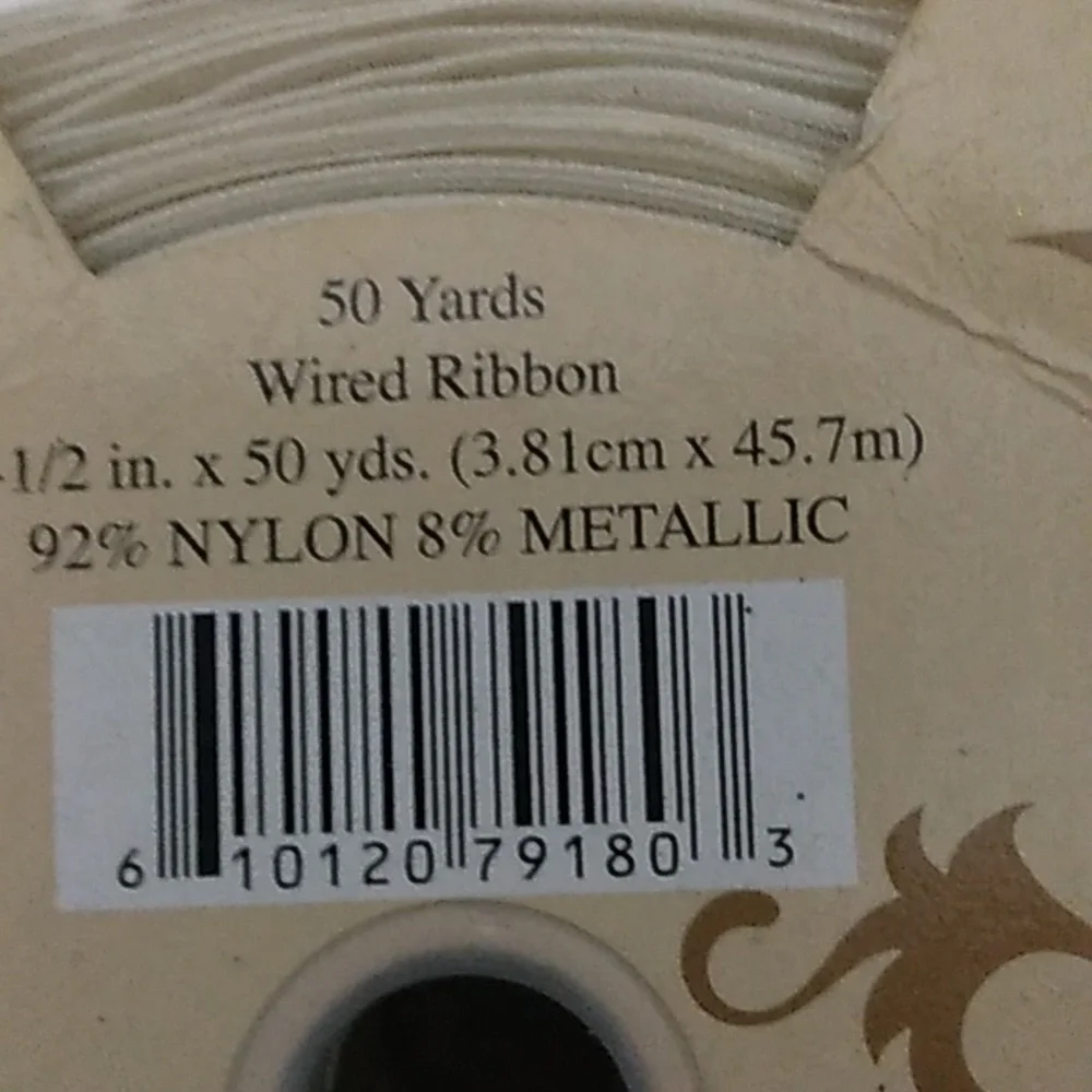 6 rolls of Christmas and all occasion ribbon--80yds
